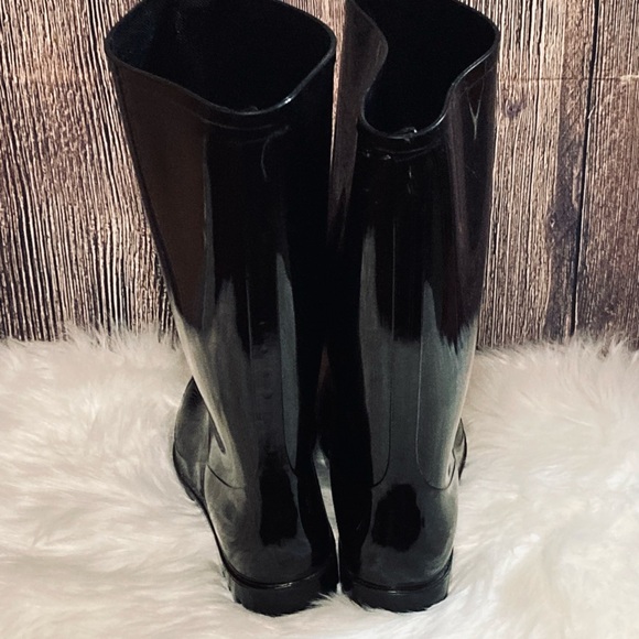 🆕 Nordstrom tall Black Rainboots ☔️ Size 10 - Picture 4 of 9